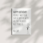 Funny Birthday Card for Nephew, Niece, Son & Kids – Gen Z Slang Meme-Inspired Birthday Greeting – Cool Birthday Gift for Boys & Girls – Handmade in USA