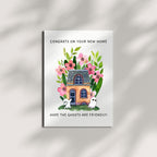 Funny Housewarming Card for New Homeowners – Congrats on Your New Home Hope the Ghosts Are Friendly – Greeting Card for Friends Family Couples – Handmade in USA