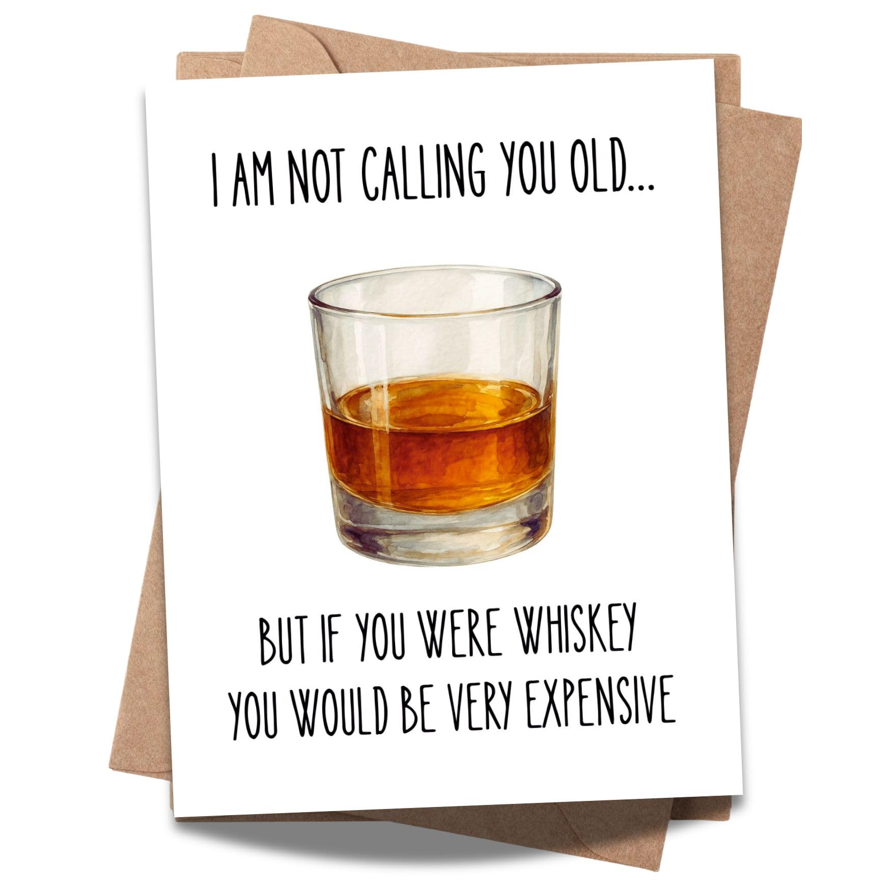 Funny Birthday Card I’m Not Calling You Old Hilarious Greeting for Men, Women, Friends, Coworkers, Siblings Handmade in USA