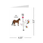 Funny 50th Birthday Card for Men Women Friends Family Coworkers – Hilarious Milestone Greeting Card – Handmade in USA