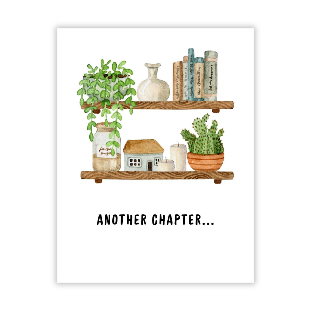 Another Chapter Birthday Card Inspirational Greeting for Men, Women, Friends, Coworkers, Handmade in USA