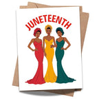 Juneteenth Day Greeting Card for Women – Celebrate Freedom and Strength – African American Emancipation Card – Inspirational Gift – Made in USA