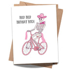 Funny Birthday Card BEEP BEEP Birthday Hilarious Sassy Greeting for Women, Men, Friends, Coworkers – Handmade in USA